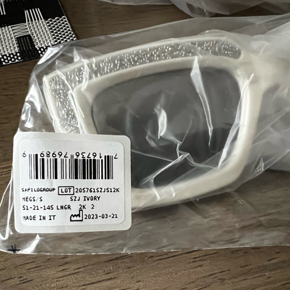 Jimmy Choo Megs Ivory Sunglasses, Swarovski crystals NWT main image 9